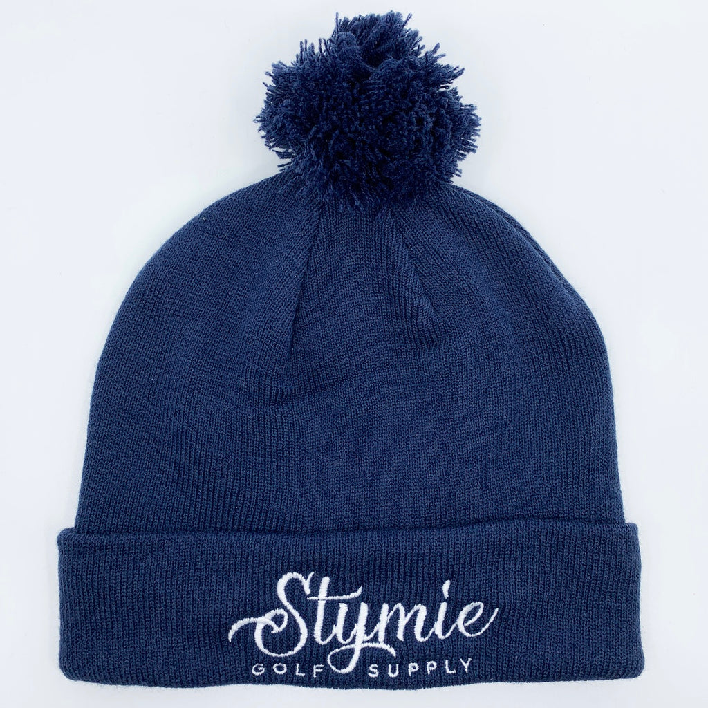 Knit Beanie with Pom (2 Colors Available)